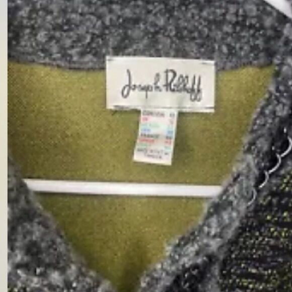 joseph ribkoff wool blend blazer with “bling” size 10 - Picture 6 of 7